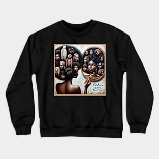 Celebrate Every Texture Melanin Crewneck Sweatshirt